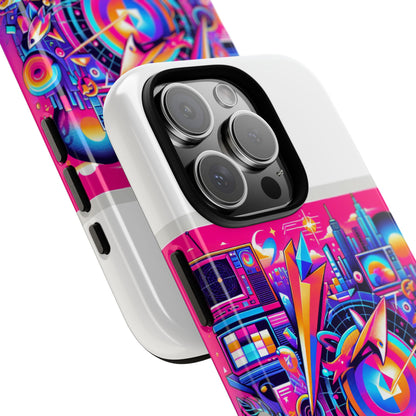 Gyatt Radar Online 3D Wrap Protective Phone Case for Smartphones, Retro Anime Design, Durable Shock Absorption, UV Protected, Glossy or Matte Finish