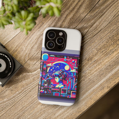 Mid-Detector Maxed Protective Phone Case with 3D Wrap Design, Durable Silicone Liner, UV Protection for Smartphone, Ideal Gift for Anime and Comic Fans