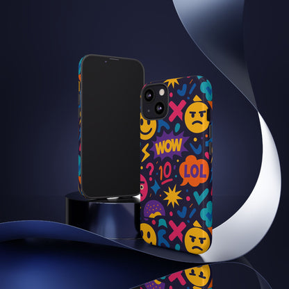 Vibrant 3D Emoji Phone Case with Fun Multicolour Design for Stylish Protection Compatible with iPhone 13, 14, 15 & 16 – All Models Including Pro, Pro Max & Plus