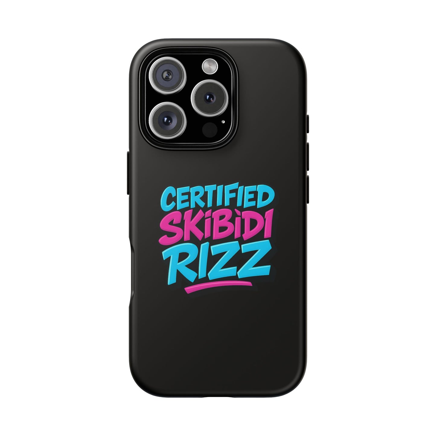 certified skibidi rizz phone case - tough & trendy smartphone protector for ultimate style and durability