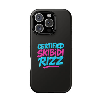 Certified Skibidi Rizz Phone Case - Tough & Trendy Smartphone Protector for Ultimate Style and Durability