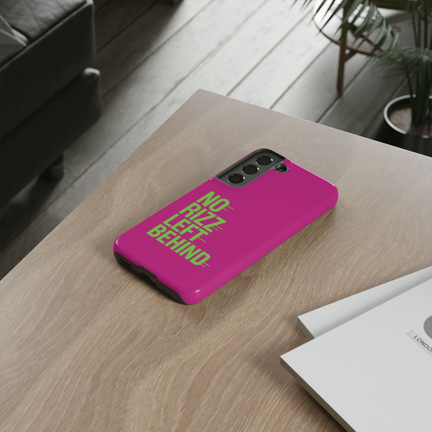 tough cases - no rizz left behind phone case for ultimate protection and style