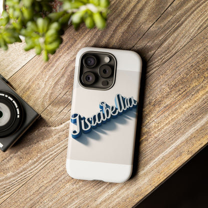 Vibrant 3D Alphabet Design Protective Phone Case in Blue for Unique Style and Self-Expression Compatible with iPhone 13, 14, 15 & 16 – all models including Pro, Pro Max & Plus