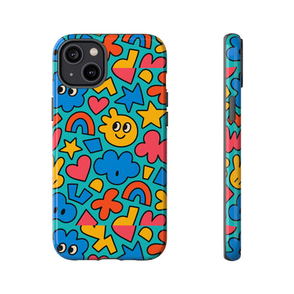Vibrant Cartoon 3D Wrap Protective Phone Case with Fun Playful Design for Smartphone Lovers Compatible with iPhone 13, 14, 15 & 16 – All Models Including Pro, Pro Max & Plus