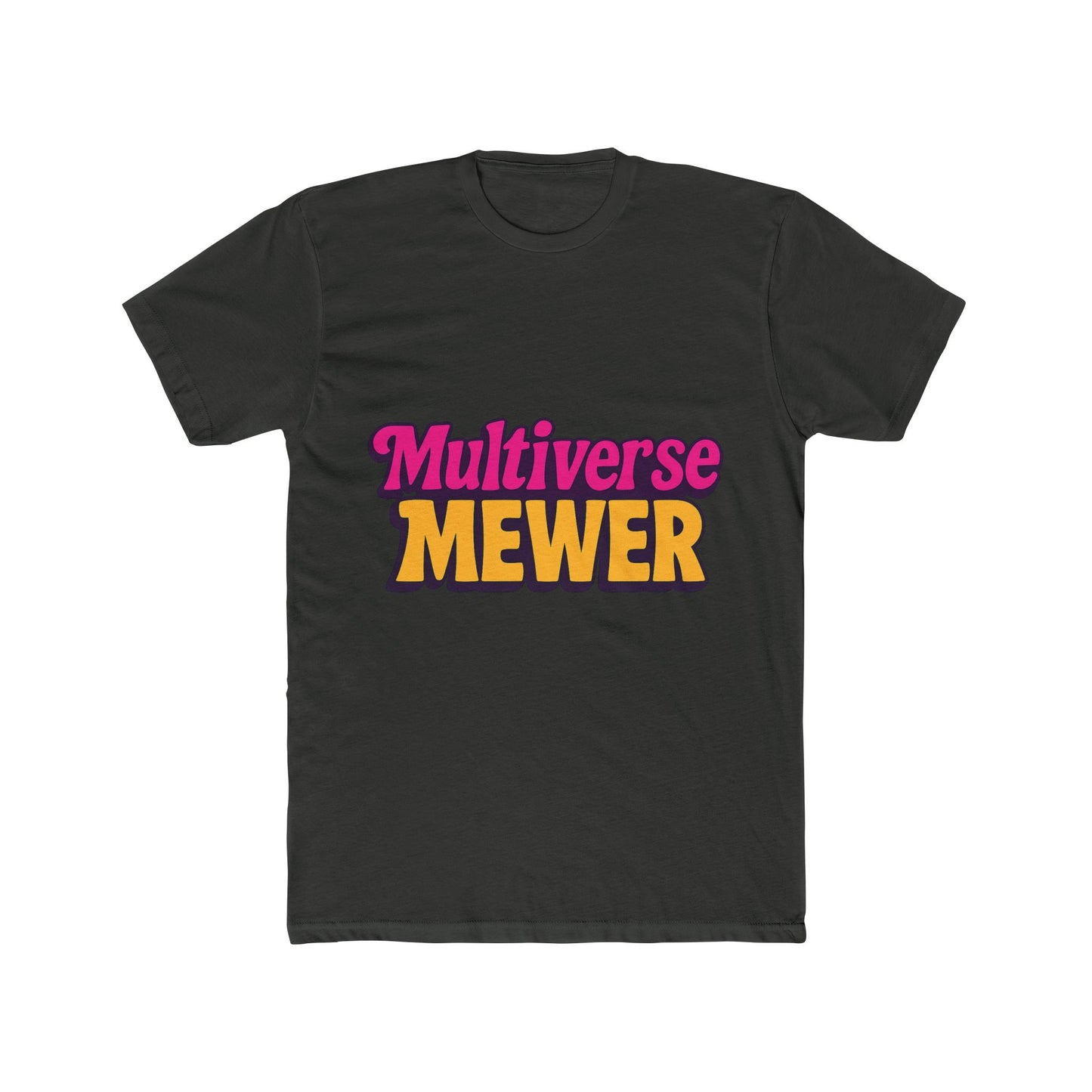 multiverse mewer unisex t-shirt - science fiction cat graphic tee, multicolor design - perfect sci-fi apparel for cat lovers