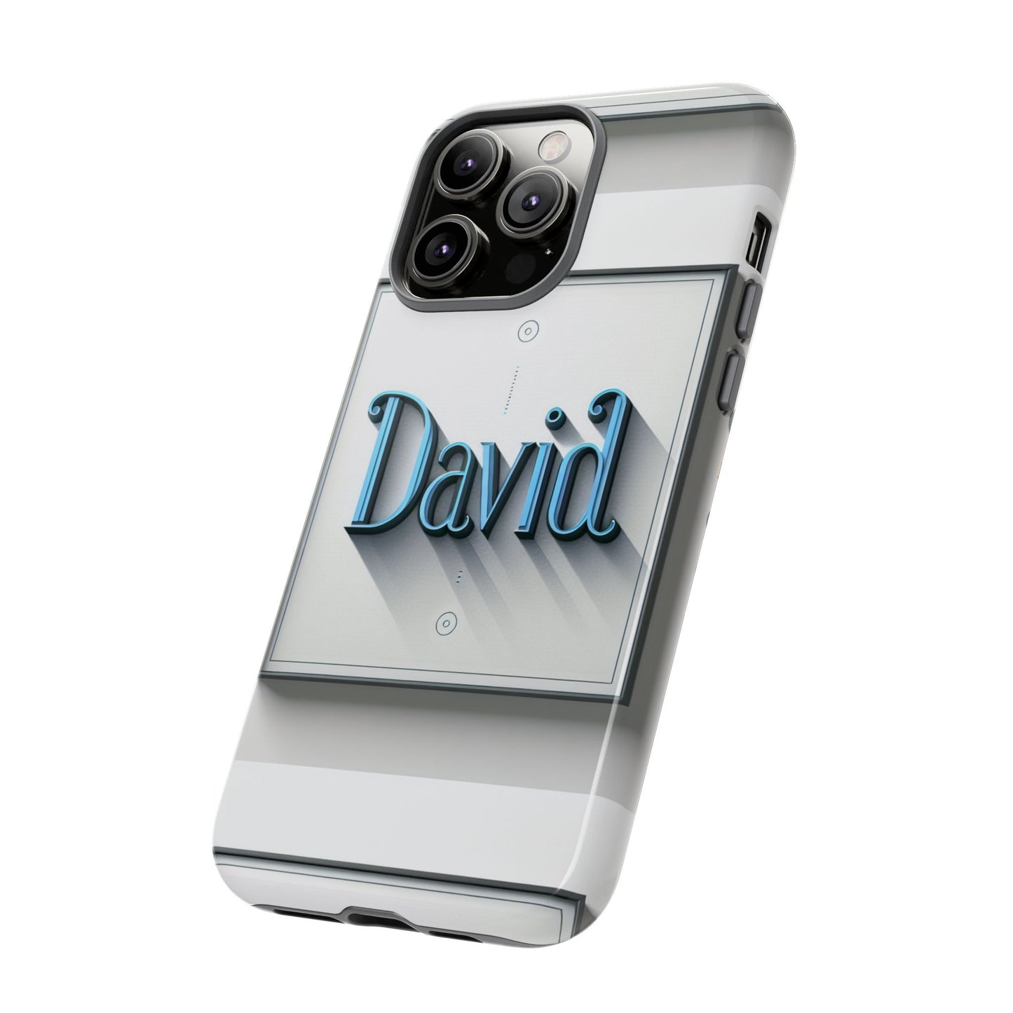 david blue anime comic style shockproof phone case for men women durable protective cover with 3d wrap design