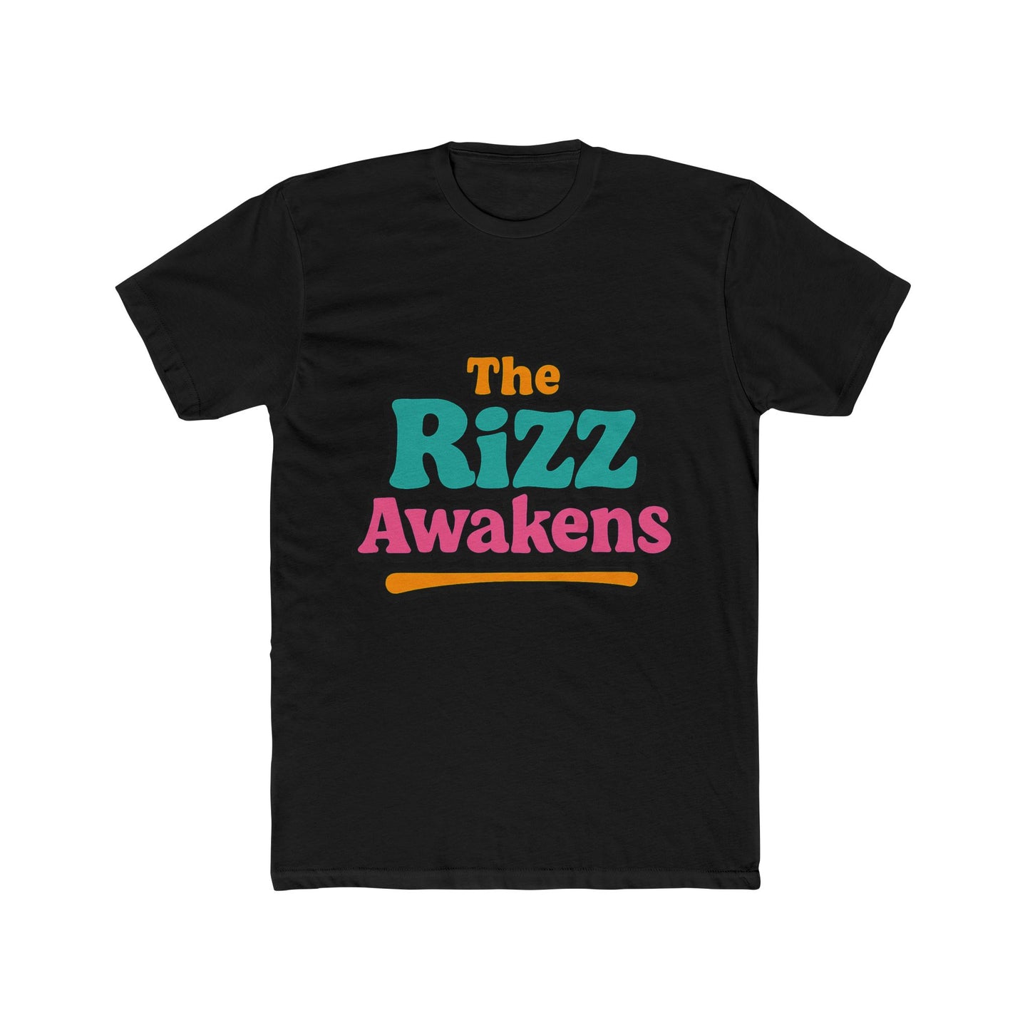 the rizz awakens unisex t-shirt – funny meme graphic tee, multicolor design, comfortable casual wear