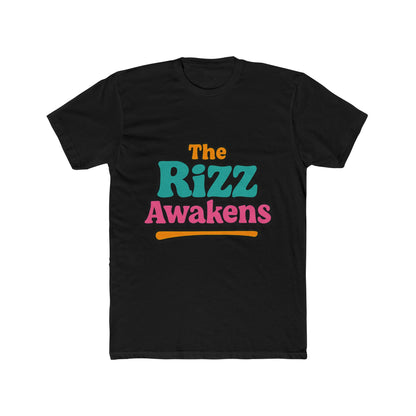 The Rizz Awakens Unisex T-Shirt – Funny Meme Graphic Tee, Multicolor Design, Comfortable Casual Wear