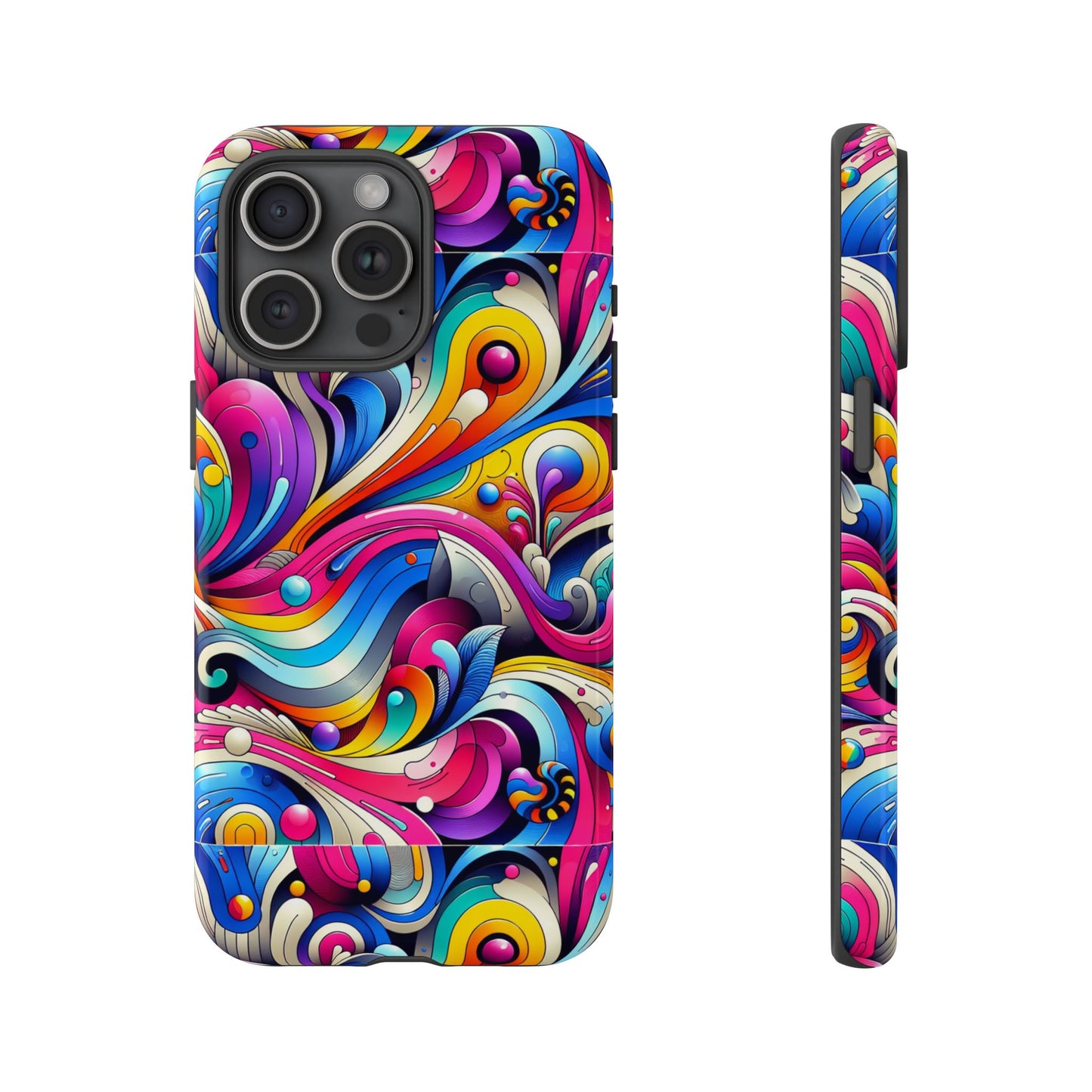 pink pattern image 3 phone case with vibrant 3d wrap design for stylish protection
