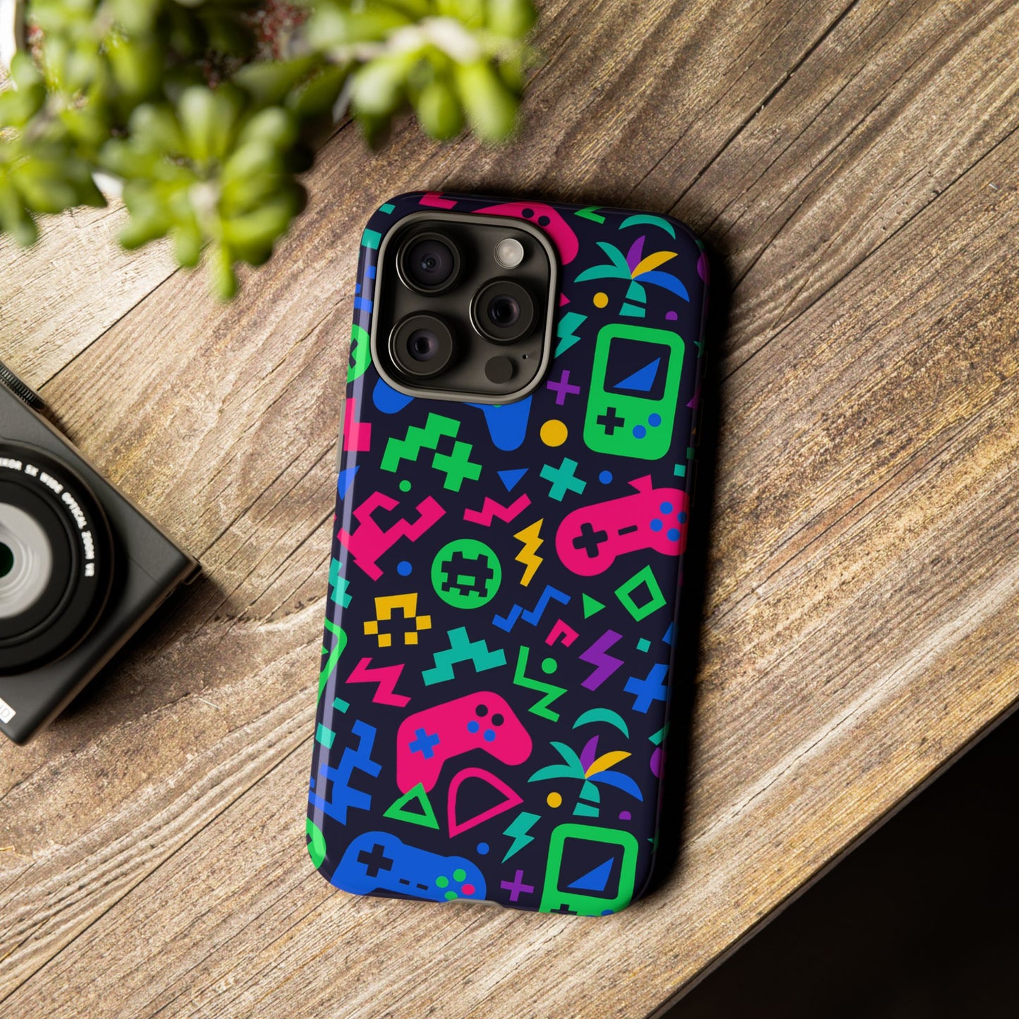 vibrant 3d gaming design protective phone case for creative expression and stylish protection, compatible with iphone 13, 14, 15 & 16 – all models including pro, pro max & plus