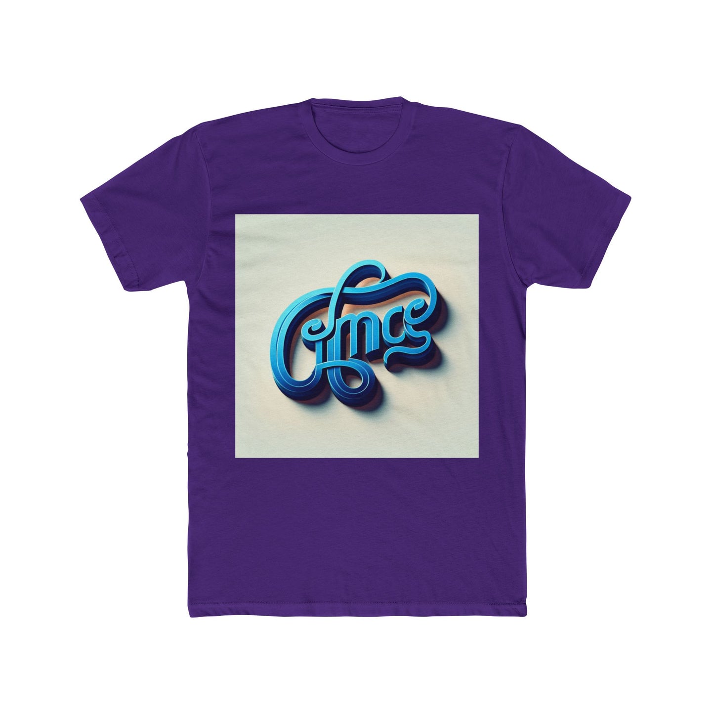 unisex t-shirt - alphabet blue 56 stylish graphic tee for casual wear, trendy unisex shirt