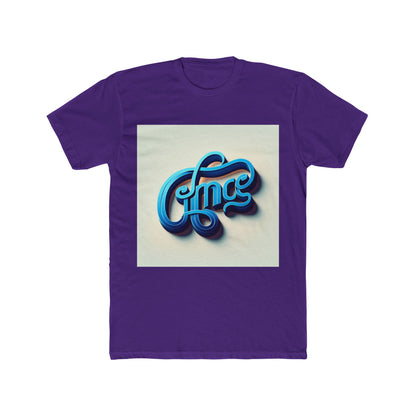 Unisex T-Shirt - Alphabet Blue 56 Stylish Graphic Tee for Casual Wear, Trendy Unisex Shirt