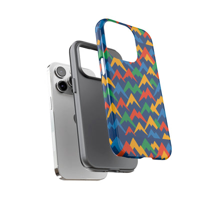 Vibrant 3D Mountain Design Phone Case for Stylish Protection – Unique Accessory Compatible with iPhone 13, 14, 15 & 16 – all models including Pro, Pro Max & Plus