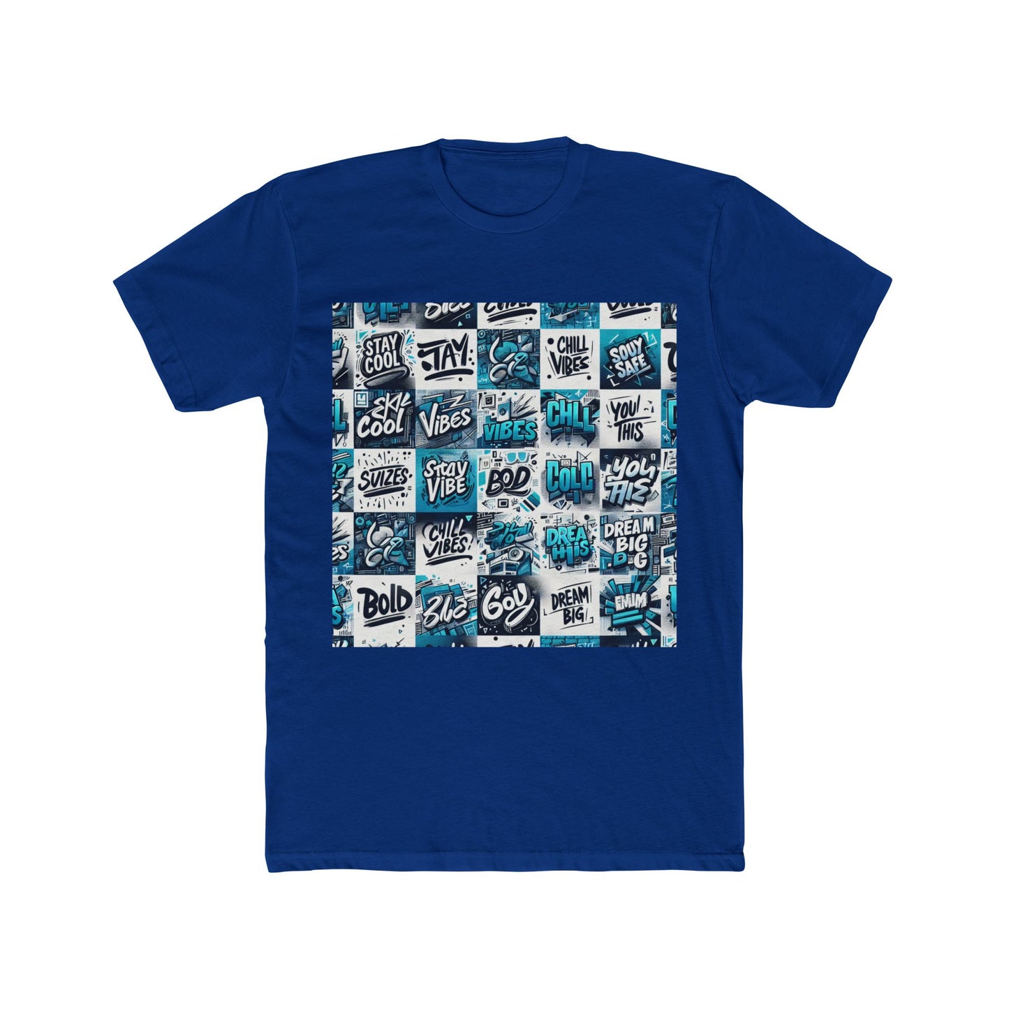 unisex t-shirt - aesthetic blue 1: timeless elegance in every stitch