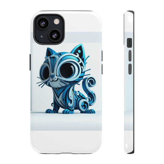 Vibrant 3D Cat Design Phone Case – Playful Protection Accessory for Self-Expression – Compatible with iPhone 13, 14, 15 & 16 – all models including Pro, Pro Max & Plus