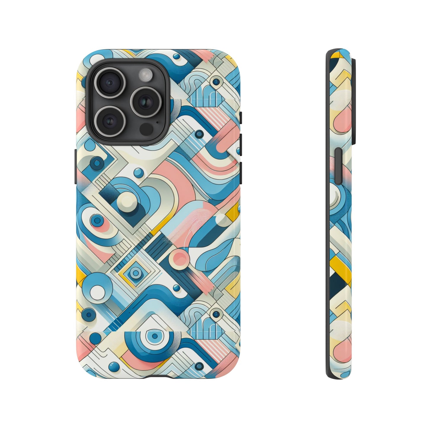 pattern image 4 vibrant 3d shockproof phone case for anime and comic fans