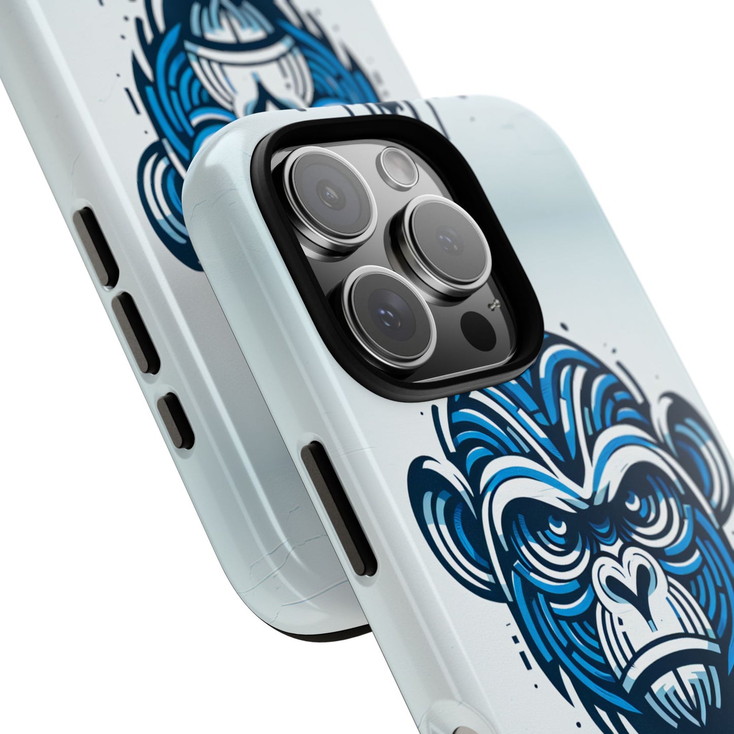 blue animal create 21 3d wrap phone case for kids and teens shockproof uv protected durable silicone cover with retro anime and comic inspired design