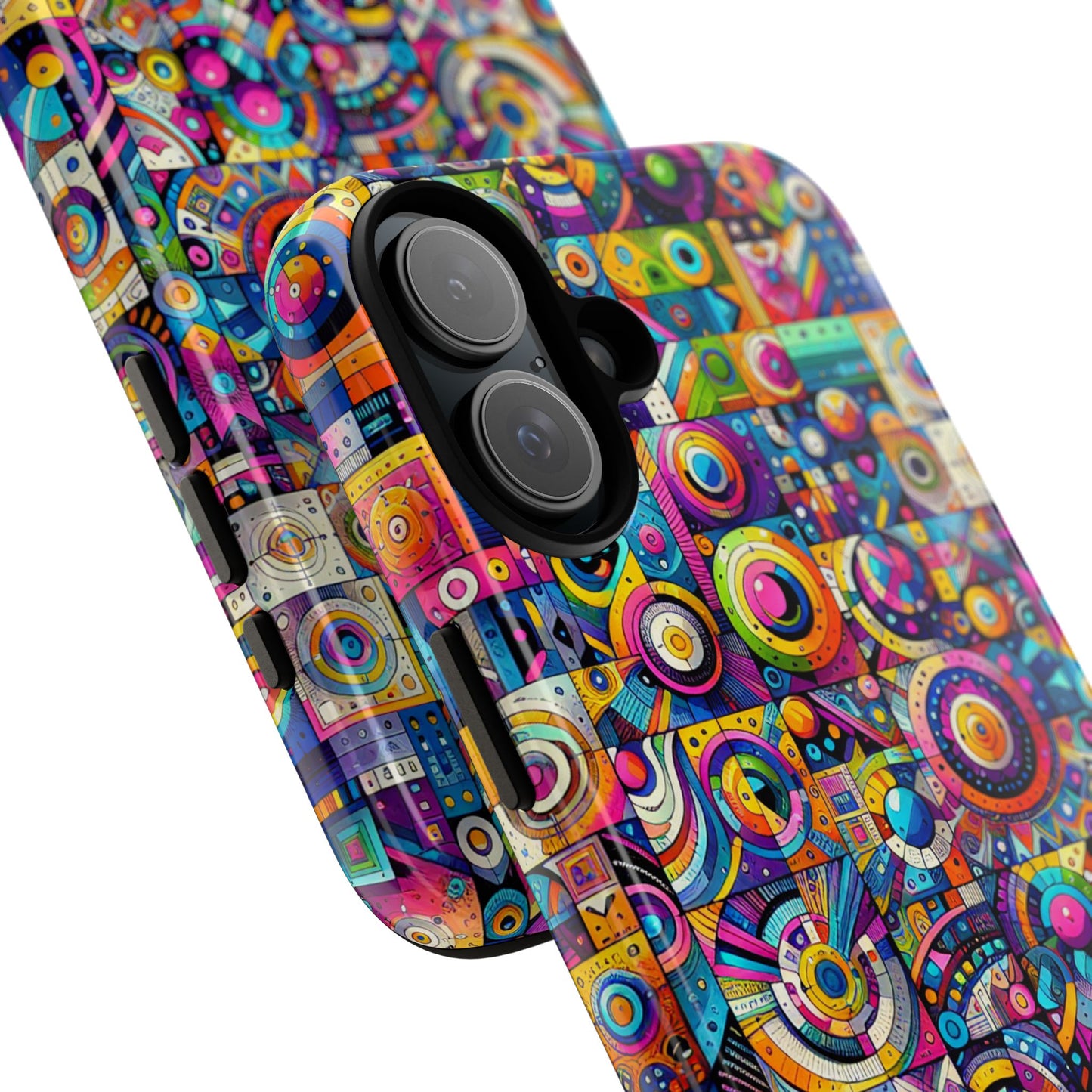 pattern image 3 vibrant shockproof phone case for anime and comic fans - stylish protection and colourful art finish – compatible with iphone 13, 14, 15 & 16 – all models including pro, pro max & plus