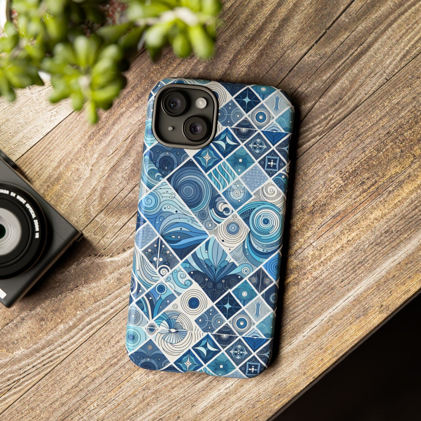 1 pattern image 1 vibrant shockproof phone case for anime and comic fans, retro art style, durable & uv protected, compatible with iphone 13-16 pro max plus