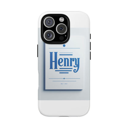 Stylish Blue Typographic Phone Case for Men and Women, Durable Protection, Unique Design, Compatible with iPhone 13, 14, 15 & 16 – all models including Pro, Pro Max & Plus