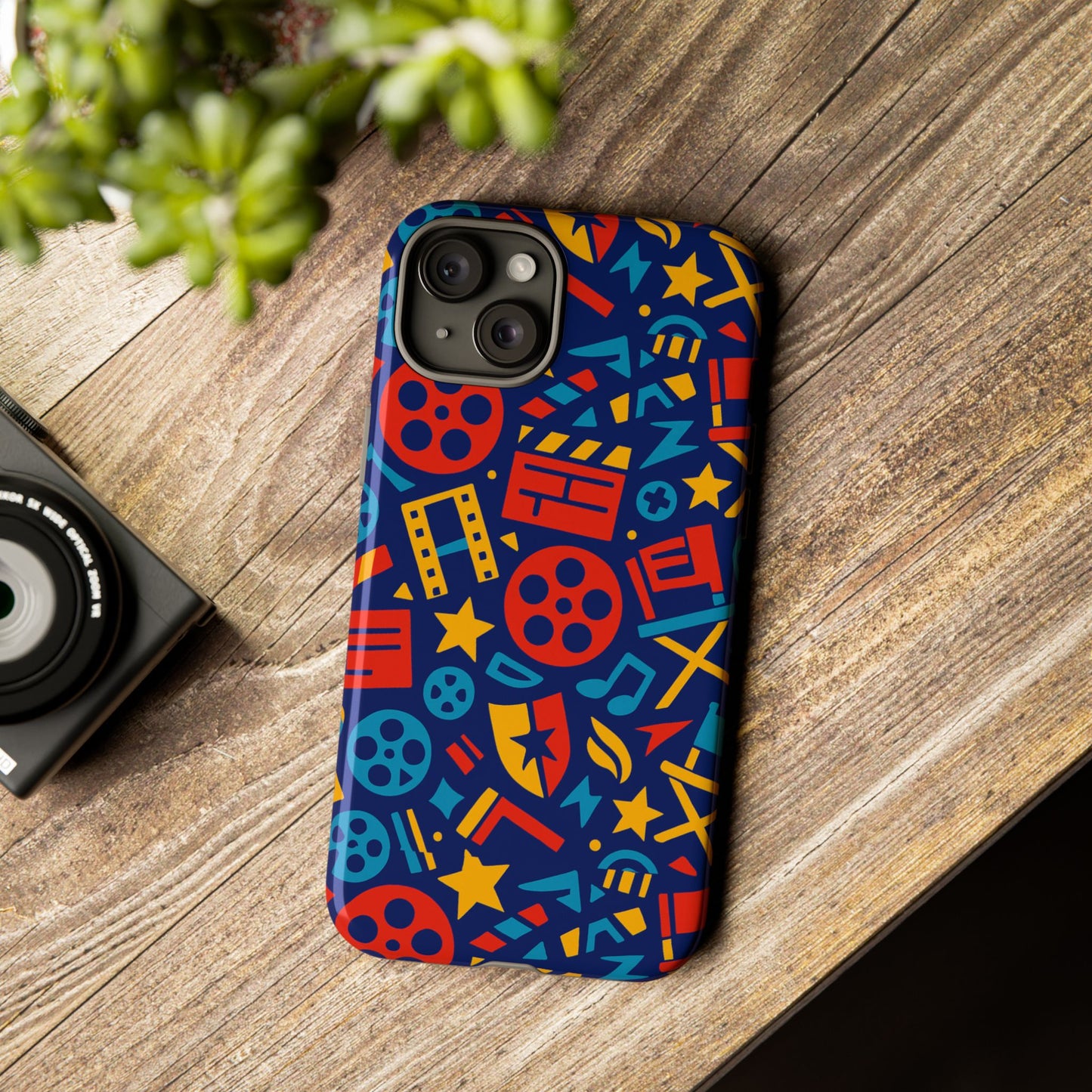 vibrant 3d movie icons protective phone case for kids and adults – stylish accessory – compatible with iphone 13, 14, 15 & 16 – all models including pro, pro max & plus