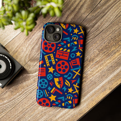 Vibrant 3D Movie Icons Protective Phone Case for Kids and Adults – Stylish Accessory – Compatible with iPhone 13, 14, 15 & 16 – all models including Pro, Pro Max & Plus