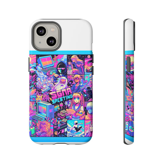 Sigma Sprinting Vibrant Protective Phone Case for Smartphones, 3D Wrap Design with UV Protection, Durable Shock Absorbent Material, Ideal Gift for Anime and Comic Lovers