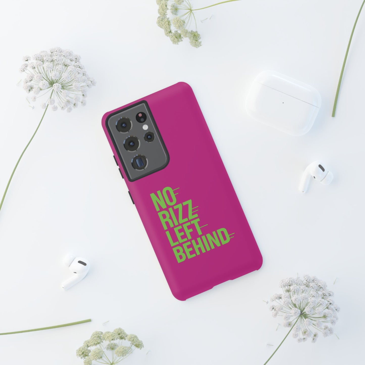 tough cases - no rizz left behind phone case for ultimate protection and style