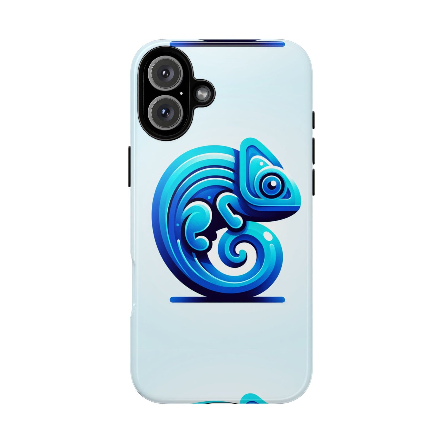 cool blue animal create 6 phone case with 3d wrap shockproof tpu cover for kids and teenagers, anime and comic inspired design