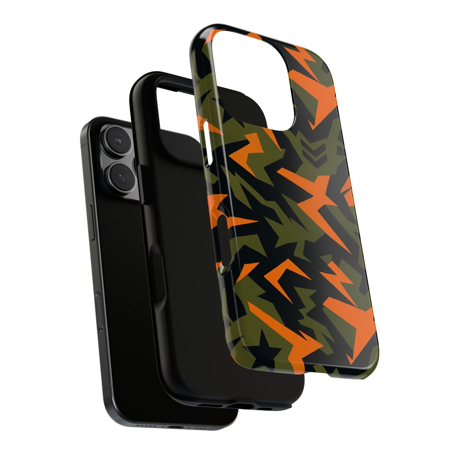 military camouflage 3d wrap protective phone case for bold expression and unique style compatible with iphone 13, 14, 15 & 16 – all models including pro, pro max & plus