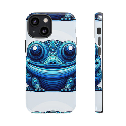 Cool Blue Animal Create 4 3D Wrap Protective Phone Case for Smartphones with Vibrant Animal Design and Shock Absorption