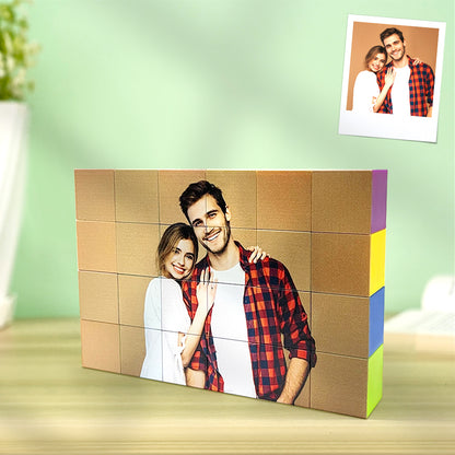 Custom Magnetic Building Blocks with Your Design for Kids and Adults, Waterproof, UV Printed, Creative Fun Gift for Friends and Family, 13.9 x 9.2 x 2.3cm