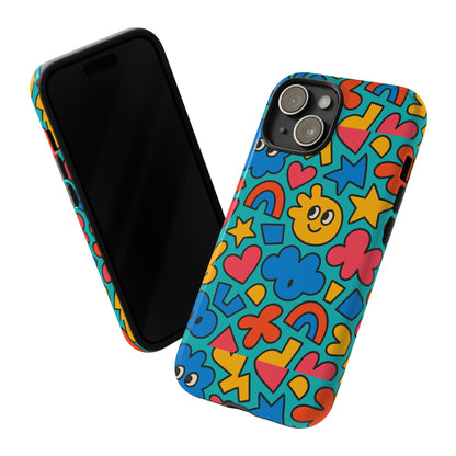 Vibrant Cartoon 3D Wrap Protective Phone Case with Fun Playful Design for Smartphone Lovers Compatible with iPhone 13, 14, 15 & 16 – All Models Including Pro, Pro Max & Plus
