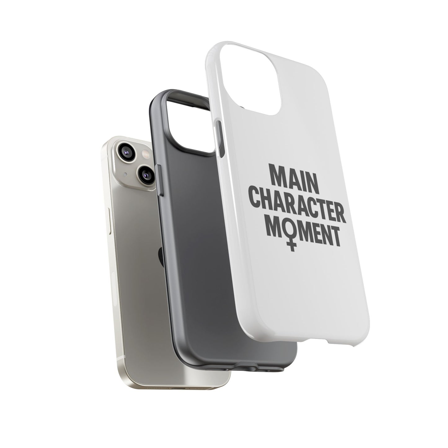 main character moment phone case - tough, trendy protection