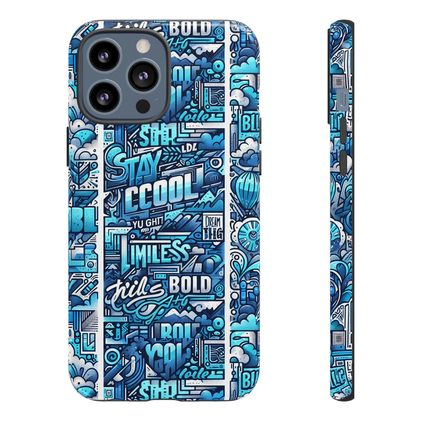 blue pattern image 12 phone case for iphone and android stunning 3d wrap design shock absorption uv protected durable silicone cover for tech enthusiasts and gifters