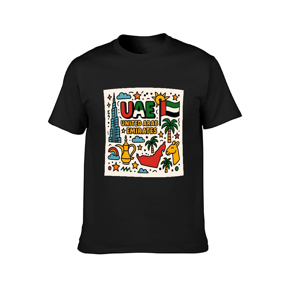 men's unisex cotton short sleeve printed t-shirt, comfortable fitness and casual wear, double-sided graphic design, ideal gift for him, trendy personality tee