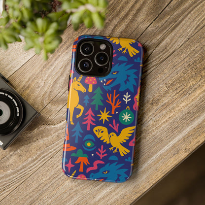 Vibrant Retro 3D Wrap Protective Phone Case with Funky Multicolour Design Stylish Accessory for Self-Expression Compatible with iPhone 13, 14, 15 & 16 – all models including Pro, Pro Max & Plus