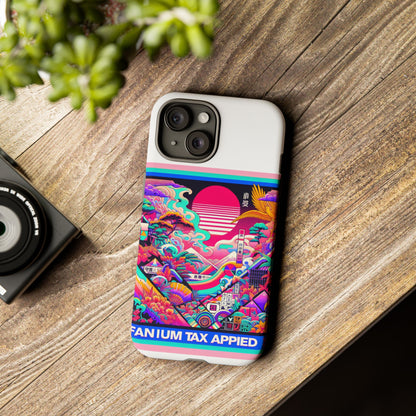 Fanum Tax Applied Protective Phone Case, 3D Wrap Design, Durable Silicone Liner, UV Protected, Shock Absorbing, Fun Anime and Comic Style, Ideal Gift for Tech Enthusiasts