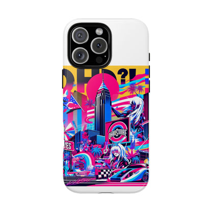 Ohio More Like Oh-Yes Protective Phone Case for Smartphones, 3D Wrap Design, UV Protected, Shock Absorbing, Ideal Gift for Anime and Comic Lovers
