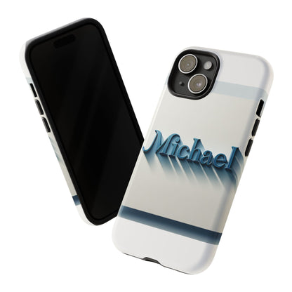 3D Textured Protective Phone Case in Blue and White, Stylish Accessory for Creative Individuals, Compatible with iPhone 13, 14, 15 & 16 – all models including Pro, Pro Max & Plus