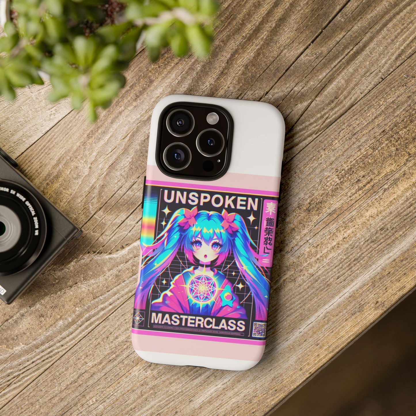 unspoken riz masterclass protective phone case, 3d wrap design, durable shock absorption, uv protected, ideal gift for anime and comic fans, glossy or matte finish