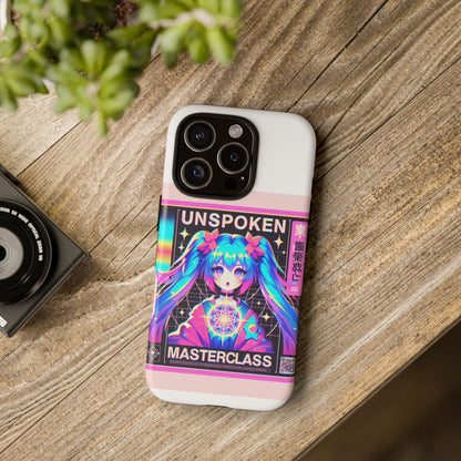Unspoken Riz Masterclass Protective Phone Case, 3D Wrap Design, Durable Shock Absorption, UV Protected, Ideal Gift for Anime and Comic Fans, Glossy or Matte Finish