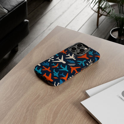 Vibrant Aviation Themed Protective Phone Case with 3D Wrap Design – Unique Style and Durable Protection – Compatible with iPhone 13, 14, 15 & 16 – All Models Including Pro, Pro Max & Plus