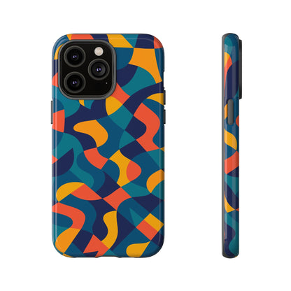 Vibrant Multicolour Abstract Phone Case for Stylish Protection Compatible with iPhone 13, 14, 15 & 16 – All Models Including Pro, Pro Max & Plus