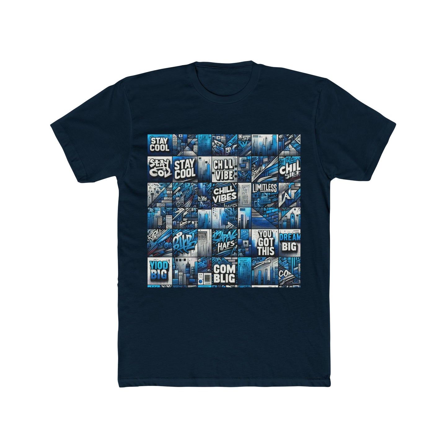 aesthetic blue unisex t-shirt – stylish premium cotton tee for men & women, comfortable everyday wear