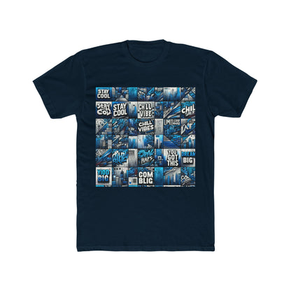 Aesthetic Blue Unisex T-Shirt – Stylish Premium Cotton Tee for Men & Women, Comfortable Everyday Wear