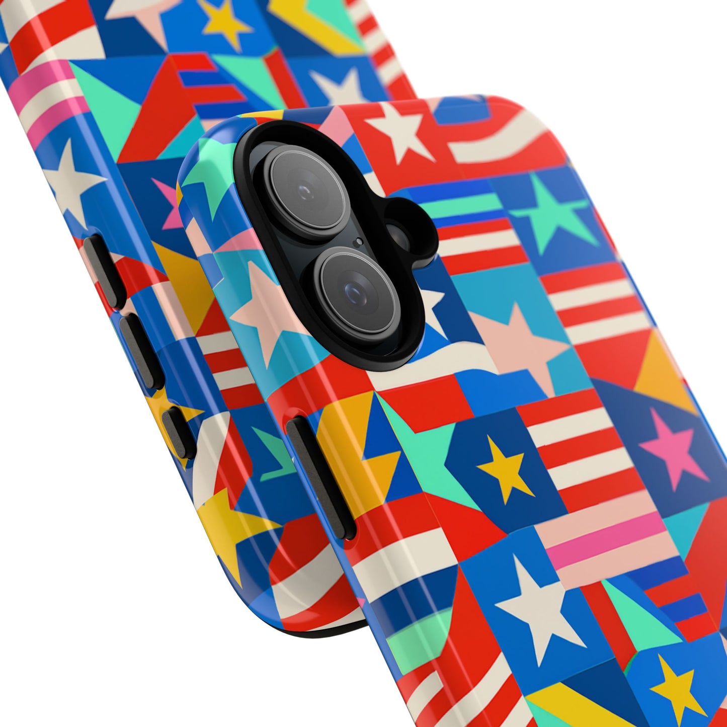 vibrant multicolour 3d wrap protective phone case – stylish accessory for unique expression compatible with iphone 13, 14, 15 & 16 – all models including pro, pro max & plus