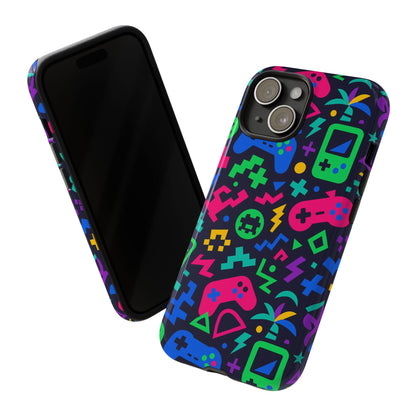 Vibrant 3D Gaming Design Protective Phone Case for Creative Expression and Stylish Protection, Compatible with iPhone 13, 14, 15 & 16 – all models including Pro, Pro Max & Plus