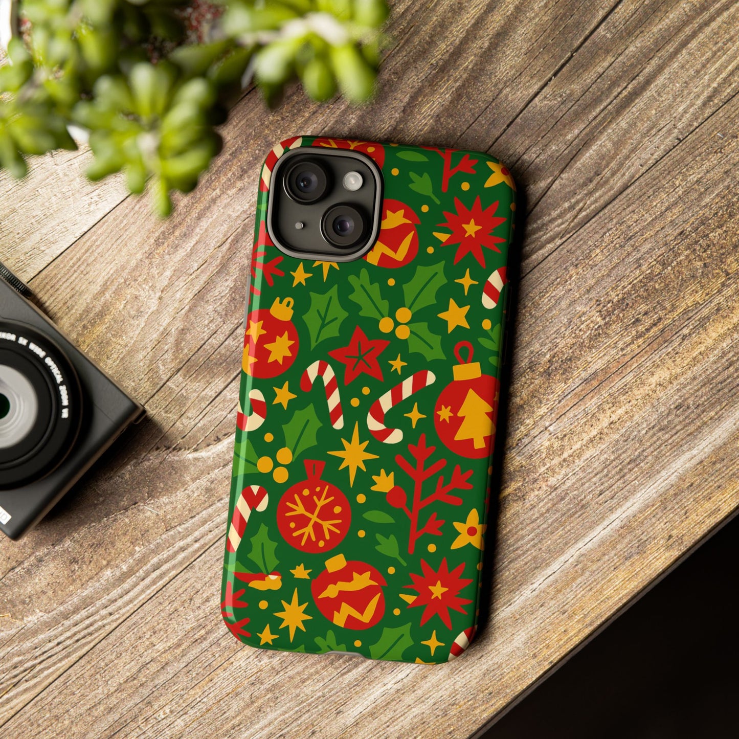 vibrant christmas themed 3d wrap phone case for smartphones - fun holiday accessory for self-expression compatible with iphone 13, 14, 15 & 16 – all models including pro, pro max & plus