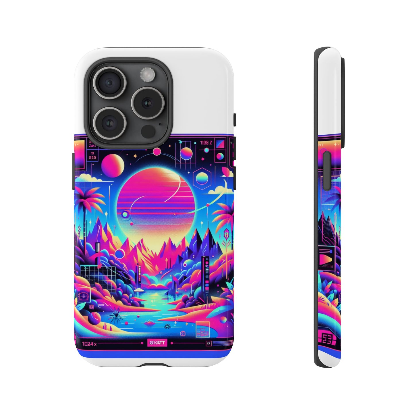 gyatt alert 3d wrap protective phone case for anime lovers